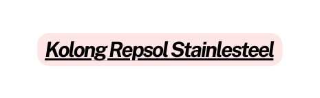 Kolong Repsol Stainlesteel